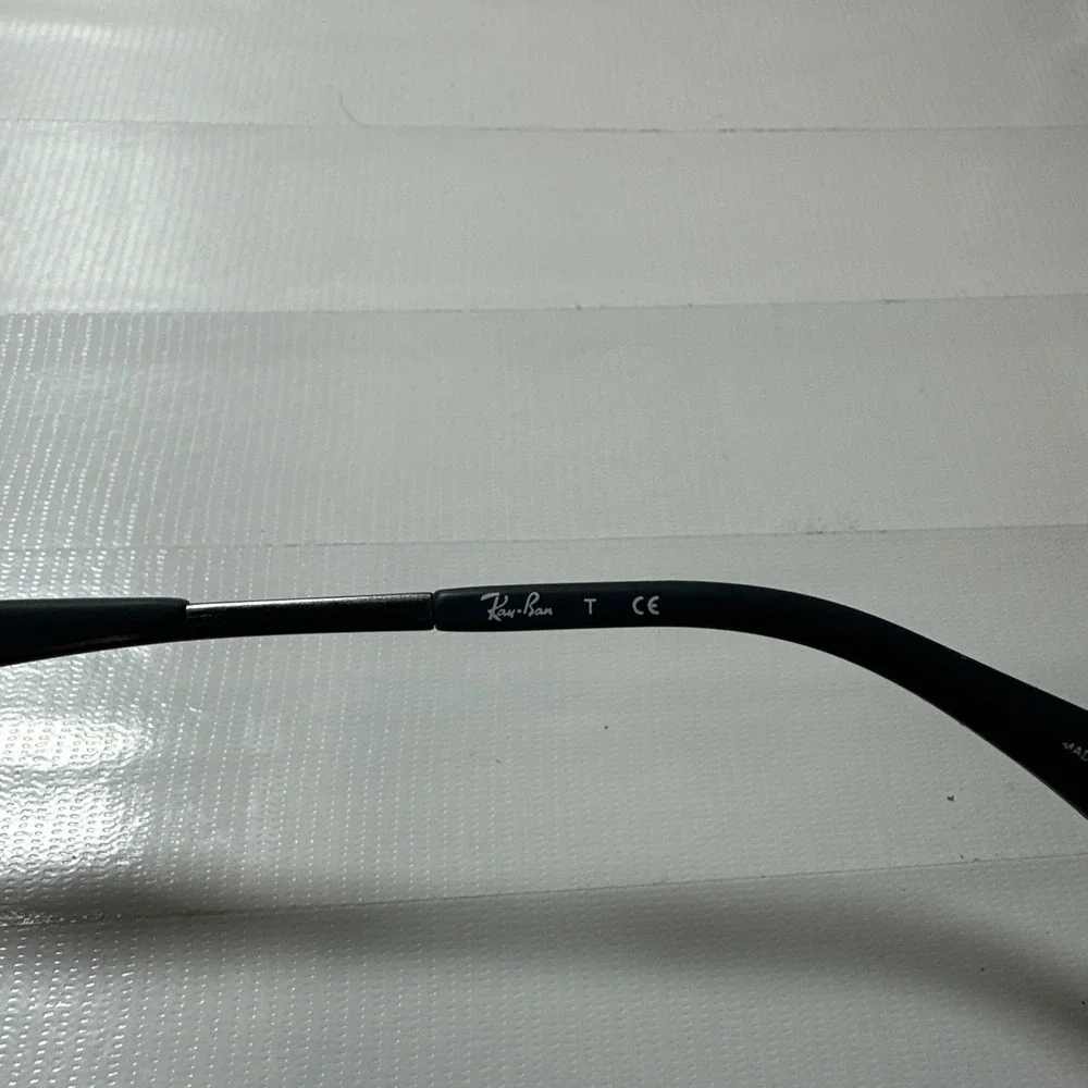 RAY-BAN RB7023 55-17 145mm Matte Black/Grey Eyeglasses Frames Only